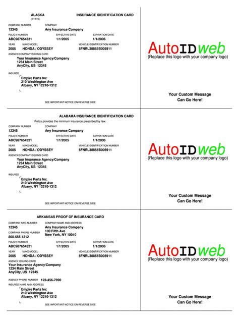 2017 2020 form geico m595 fill online printable fillable blank fake progressive auto insurance card. Auto Insurance Card Template - Fill Online, Printable With ...
