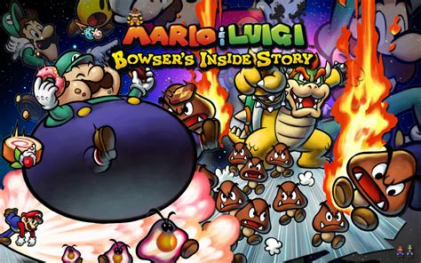 Mario And Luigi Bowser S Inside Story Super Mario Bros Wallpaper