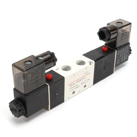 Dc 12v Pneumatic Solenoid Air Valve 3 Position 5 Way Sale