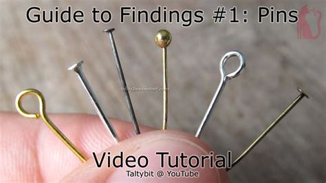 How To Use Eyepins Headpins Ballpins Taltys Guide To