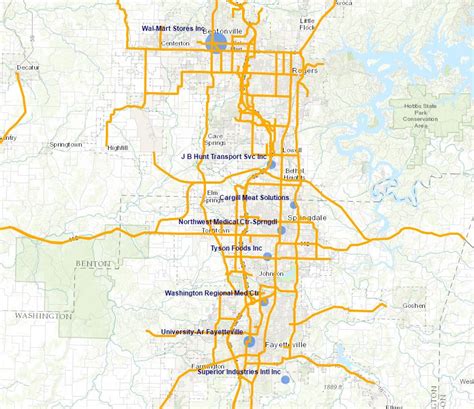 Interactive Gis Maps Northwest Arkansas Regional Planning Commission