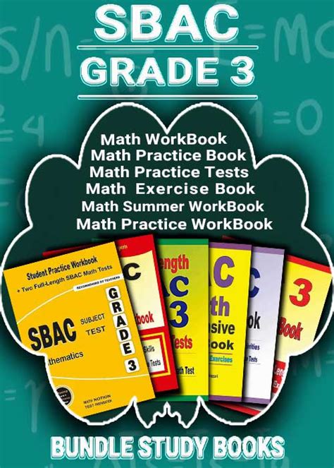 Sbac Math Practice Grade 5 Complete Content Review Plus 2 Full Length