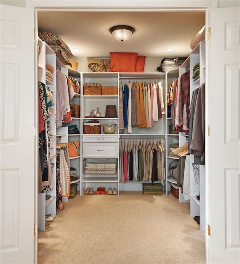transform your walk in closet with a versatile closetmaid closet organizer that can be