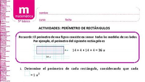 Como Se Saca El Perimetro De Un Rectangulo Ejemplos Opciones De Ejemplo