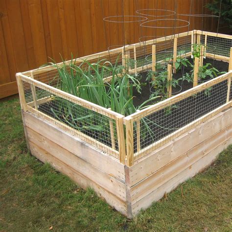 This time the garden bed featured here looks. DIY Screened Raised Garden Bed | The Owner-Builder Network