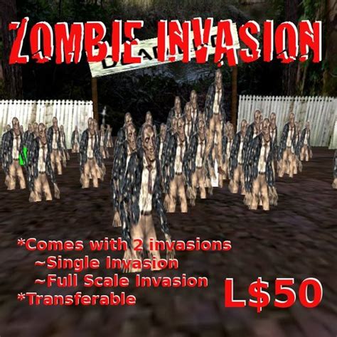 Second Life Marketplace Zombie Invasion Boxed