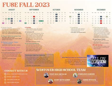 Upcoming Events — Westover Fuse
