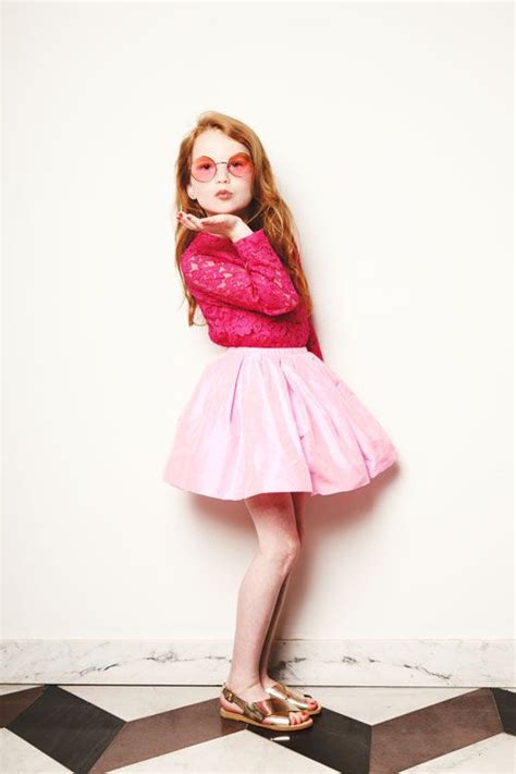My Little Dress Up Ss15 Clemence Blouse Rose Skirt Kids Fashion