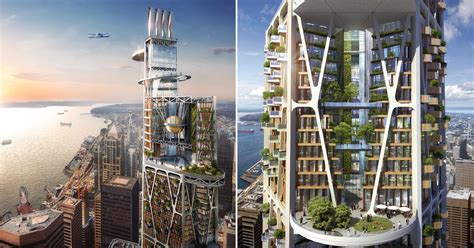3mix Envisions Seattle 2030 A Post Pandemic Tower Concept