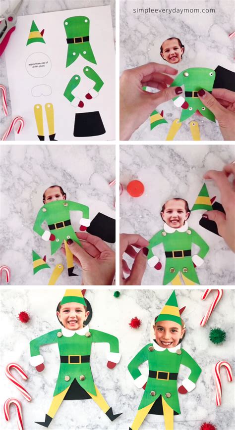 Free Printable Buddy The Elf Craft For Kids | Elf crafts, Xmas crafts