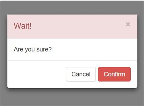 Lightweight Jquery Confirmation Modal For Bootstrap Free Jquery Plugins