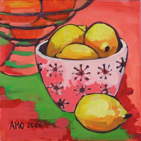 Bowl Of Lemons Painting Painting Still Life Amazing Art