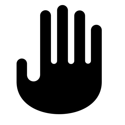 Stop Hand Sign Vector Download Free Vectors Clipart Graphics