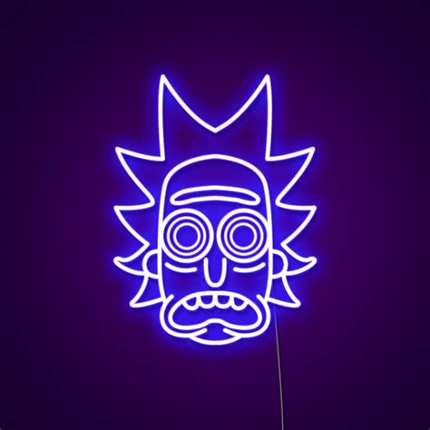 Psychedelic Rick Neon Light Sign Neon Led Sign Neonize