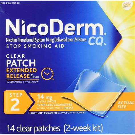 Nicoderm Cq Clear Patches 14 Mg Step 2 14 Ct The Online Drugstore