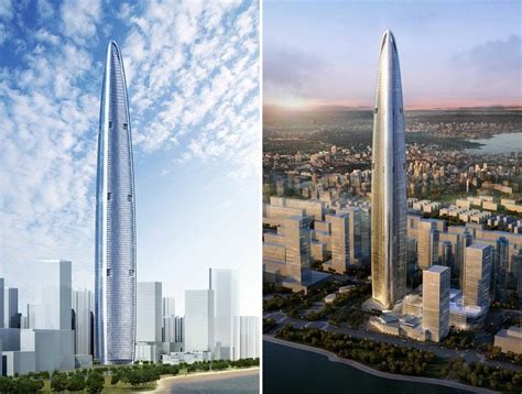 Due to airspace regulations, it has been redesigned so its height does not exceed 500 meters above sea level. Wuhan Greenland Center-AS+GG « Inhabitat - Green Design ...