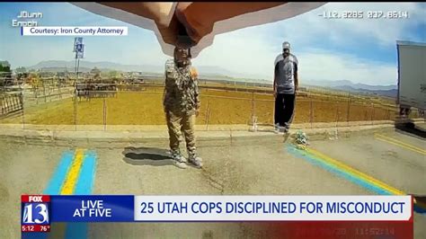 25 Cops In Utah Disciplined For Misconduct Youtube
