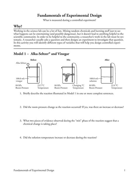 It is based on the comparison between this is partly due to the common misconception that research is equivalent to scientific experiments—a component of experimental research design. 30 Experimental Design Worksheet Scientific Method ...