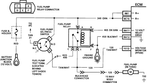 Chevy Fuel Pump Wiring Diagram