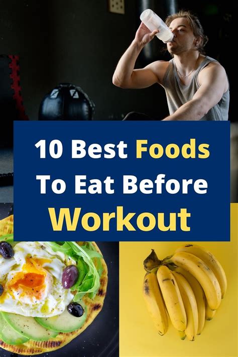 10 Best Foods To Eat Before Workout Pre Workout Meal Pre Workout