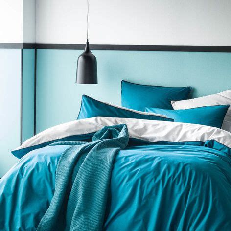 Maybe you would like to learn more about one of these? Linge de Lit - Blanc Cerise | Deco chambre bleu, Chambre ...