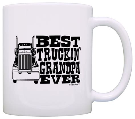 Fathers Day T Best Truckin Grandpa Ever Truck Driver Trucker T