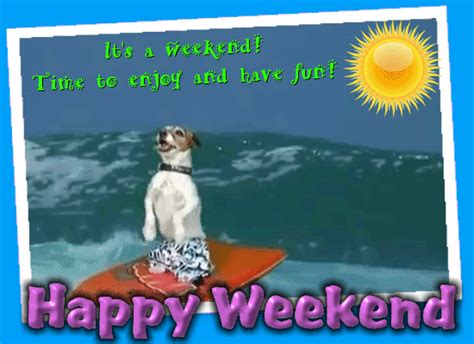 A Cute Happy Weekend Card Just For You Free Enjoy The Weekend Ecards