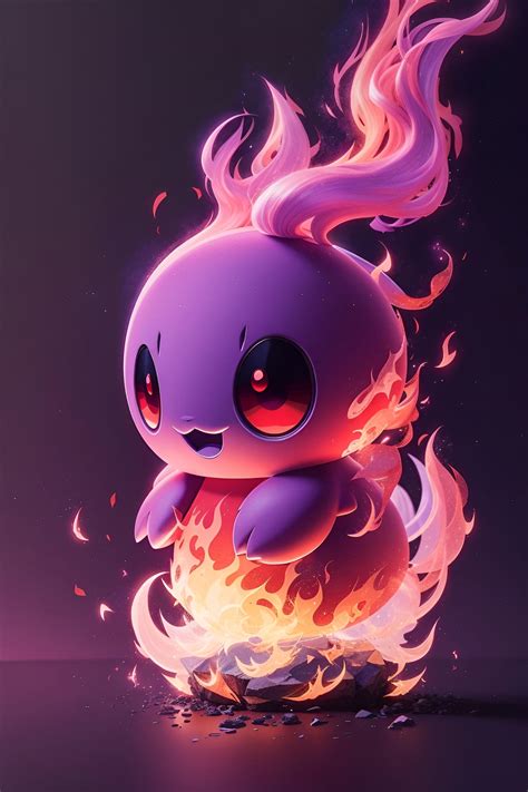 A Fireghost Type Baby Starter Pokemon Design By Jakeraider On Deviantart
