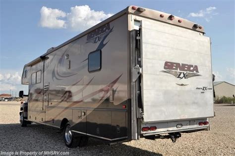 The front cargo deck in this unit is. 2008 Jayco RV Seneca Diesel Toy Hauler W/Slide Used RV for ...