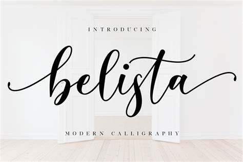 Download Belista Elegant Script Free Script Fonts