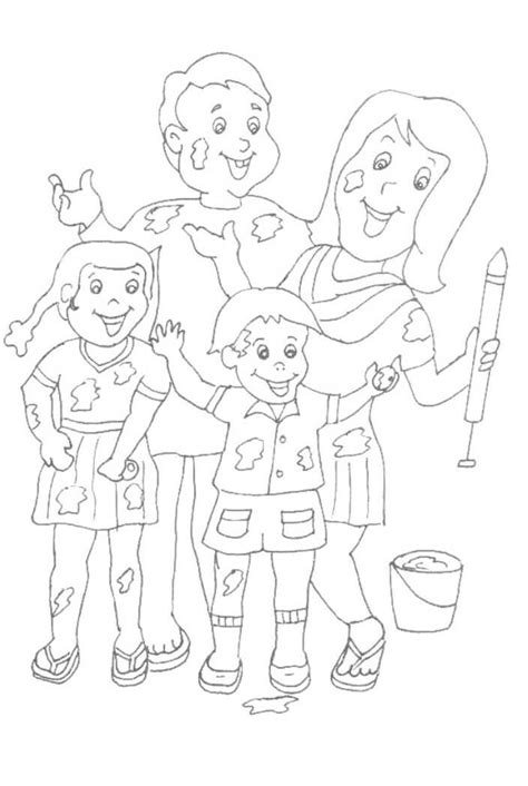 Holi 1 Coloring Page Free Printable Coloring Pages For Kids