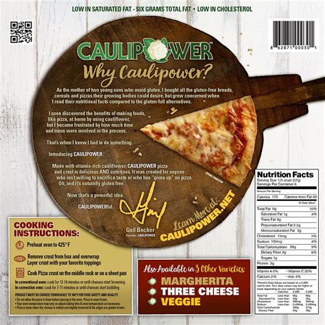 Share = voted a healthy and tasty. California Pizza Kitchen Cauliflower Crust Nutrition ...