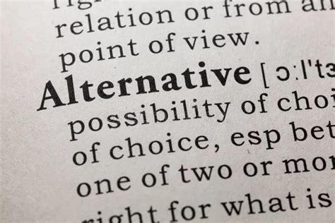What Is The Definition Of Alternative Definition Klw