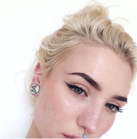 septum medusa and stretched ears beauty body modifications beautiful bodies