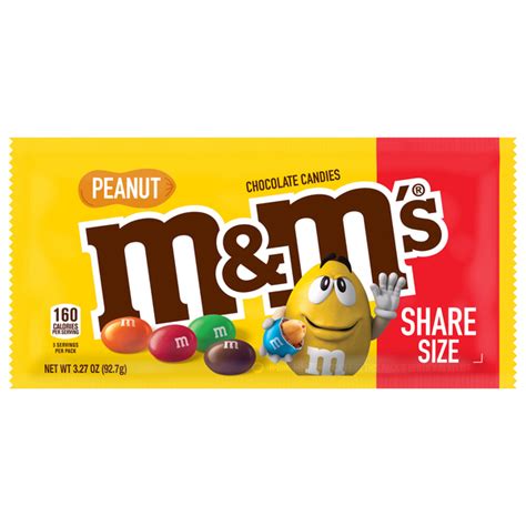 Save On Mandms Peanut Chocolate Candies Sharing Size Order Online