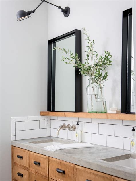 Pictures gallery of lighted bathroom mirrors. 19 Trendy Bathroom Mirrors ~ Hallstrom Home