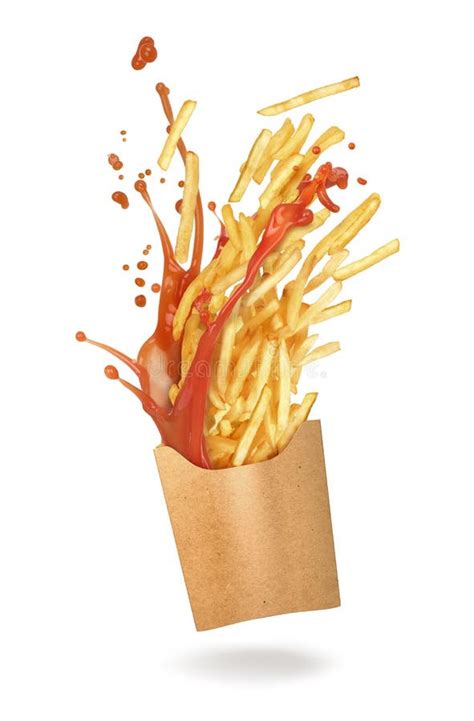 French Fries With Ketchup Stock Image Image Of Gastronomy 167034445