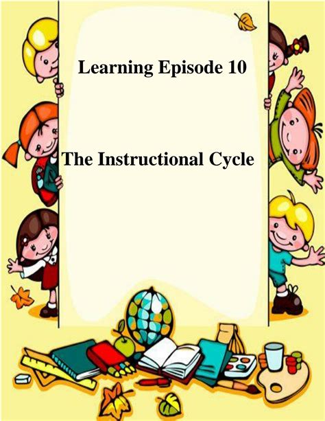 Solution Field Study 1 Episode 10 The Instructional Cycle Studypool