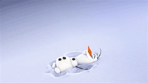  Olaf Making Snow Angels Frozen Rific