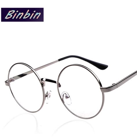 Round Frames Glasses 2015 New Mens Retro Fashion Women Vintage Eyeglass Metal Frame Circle