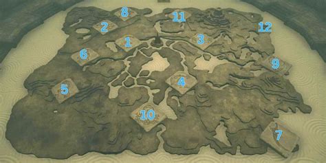 Recommended Order For Geoglyphs In Zelda Tears Of The Kingdom Map And Guide Igamesnews