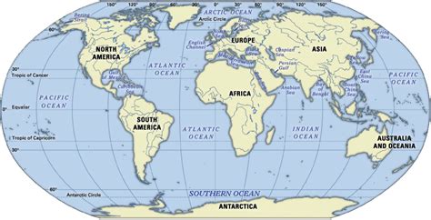 Map Of The World World Ocean Map World Ocean Map World Map