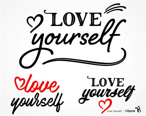 Love yourself svg, self affirmation saying | svg, png, eps, dxf, pdf
