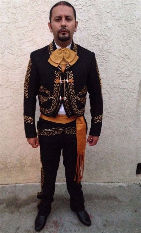 Authentic Beautiful Charro Mariachi Suit For Men The Shirt Color Is