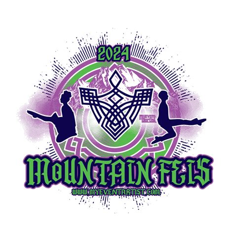 Mountain Feis Event Vector Logo Design For Print My Event Artist