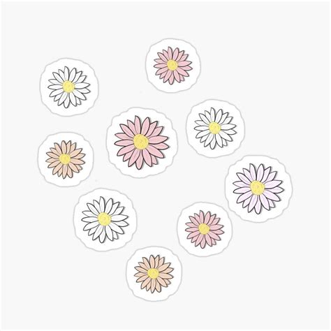 Daisy Flowers Sticker By Ossiesh Daisy Flower Stickers Daisy