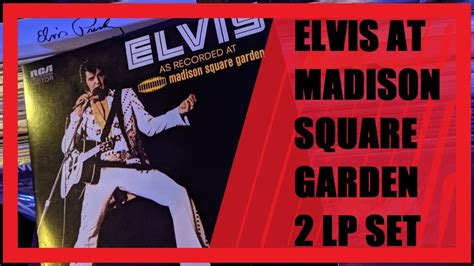 Elvis As Recorded At Madison Square Garden Vinyl 2 Lp Pressing