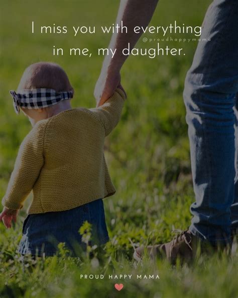50 Heartfelt Missing My Daughter Quotes With Images