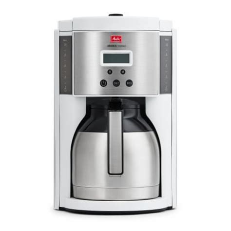 Melitta Drip Coffee Maker With Thermal Carafe White 10 C Ralphs