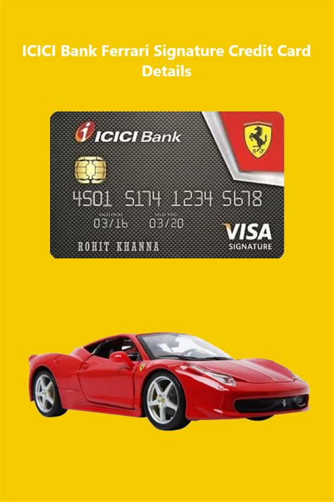 Planning a trip to a place of your interest? ICICI Bank Ferrari Signature Credit Card: Check Offers & Benefits